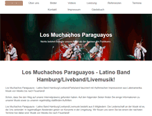 Tablet Screenshot of muchachosparaguayos.com